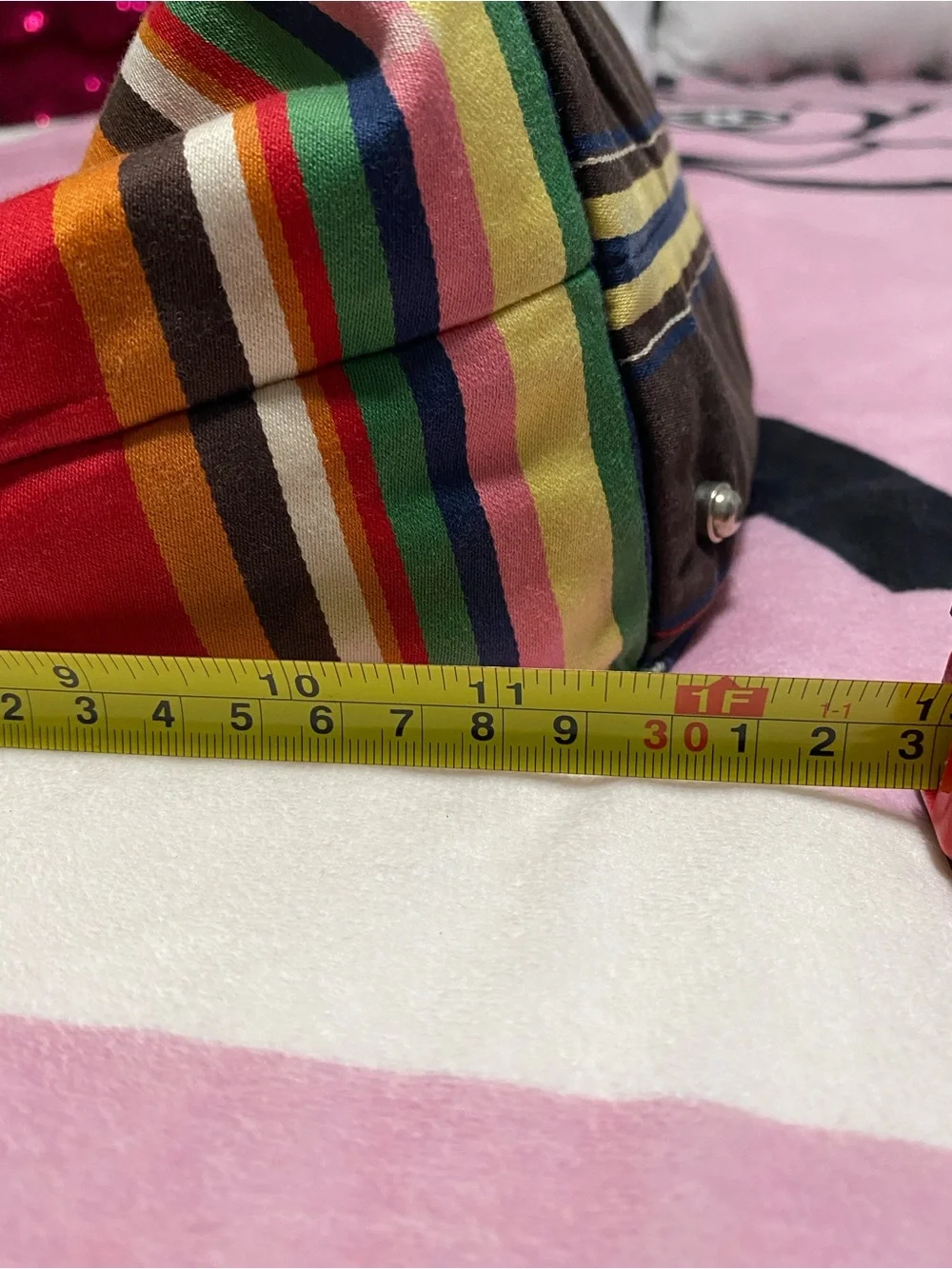 KATE SPADE NEW YORK Multicolored Striped Tote Bag